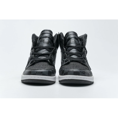 PK God Batch Air Jordan 1 High Grey X LOUIS VUITTON (regular Jordan shoe box) 02