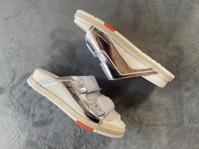 Pkstockx LOUIS VUITTON Trainer White Silver