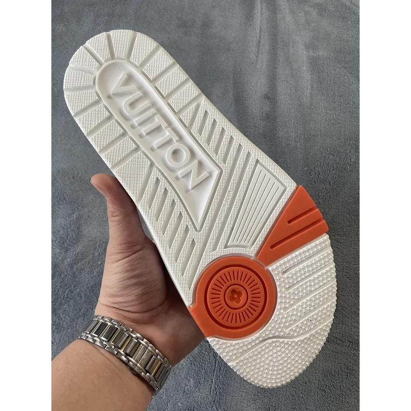 Pkstockx LOUIS VUITTON Trainer White Silver