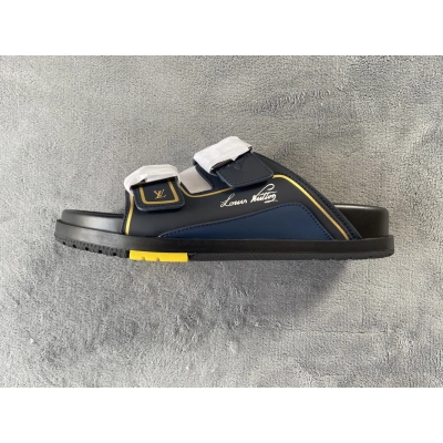 Pkstockx LOUIS VUITTON Trainer Black Yellow 01