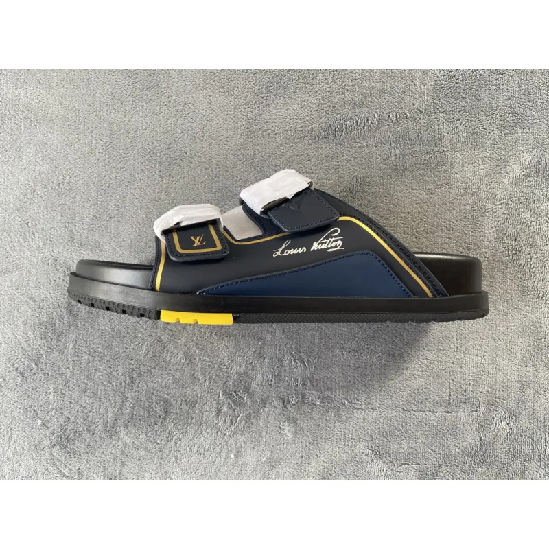 Pkstockx LOUIS VUITTON Trainer Black Yellow