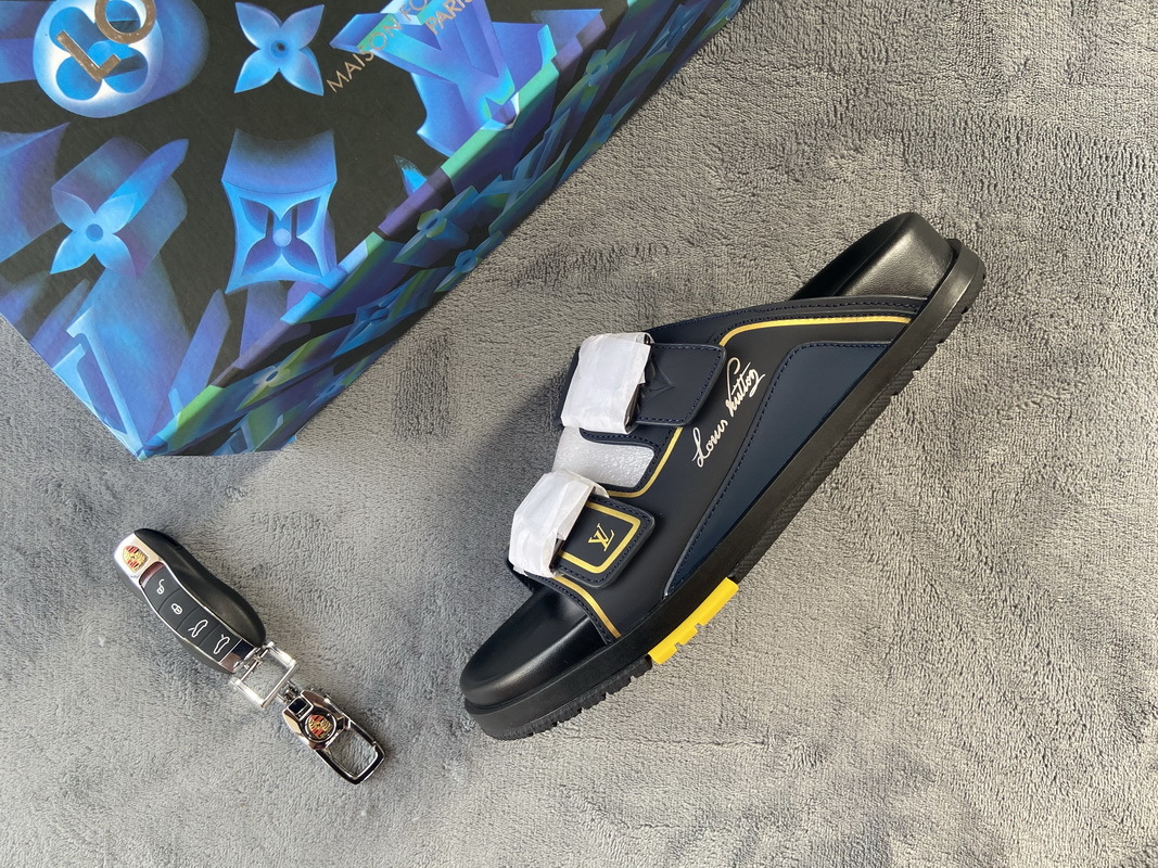 Pkstockx LOUIS VUITTON Trainer Black Yellow
