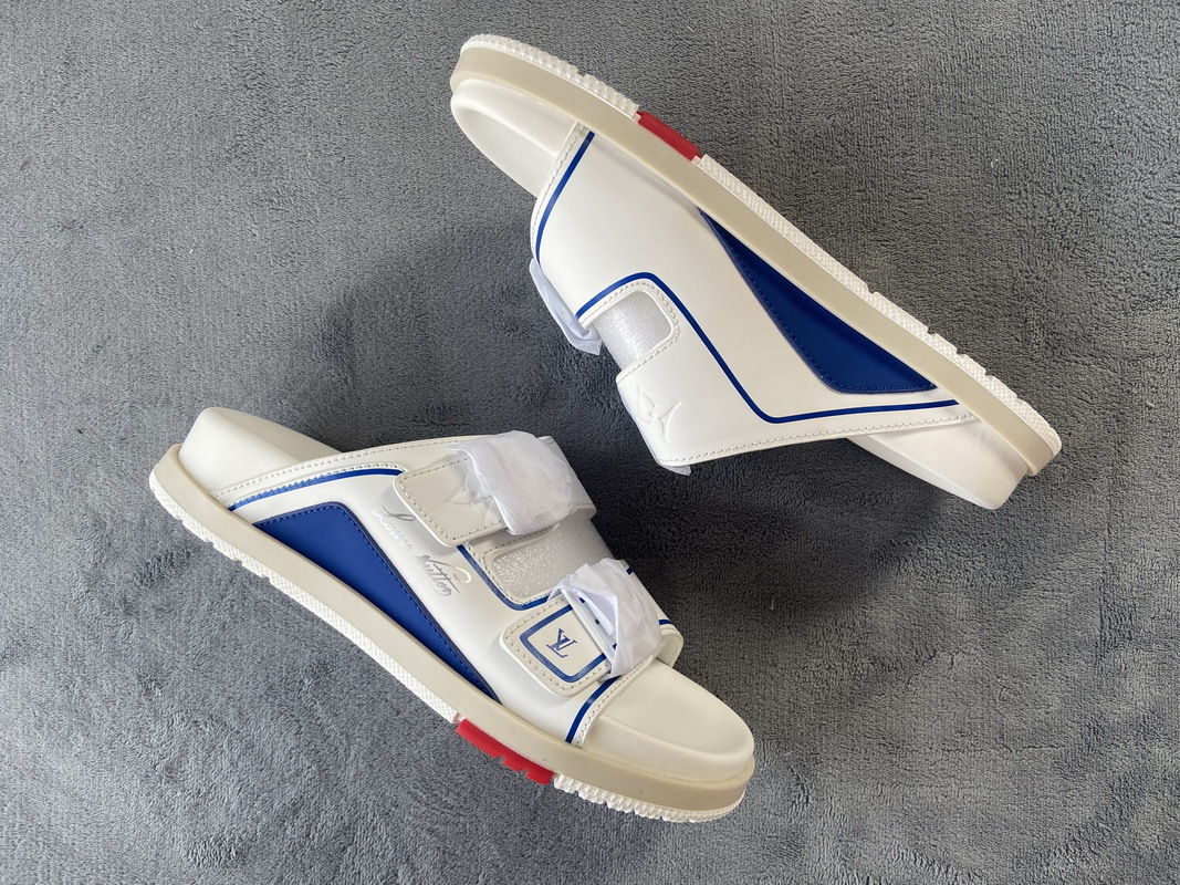 Pkstockx LOUIS VUITTON Trainer White Blue