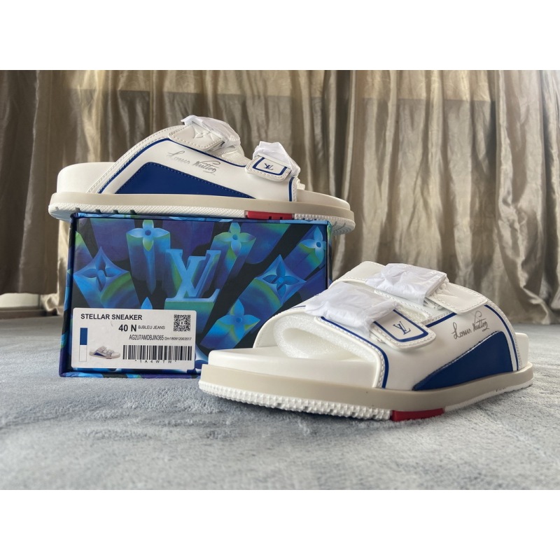 Pkstockx LOUIS VUITTON Trainer White Blue
