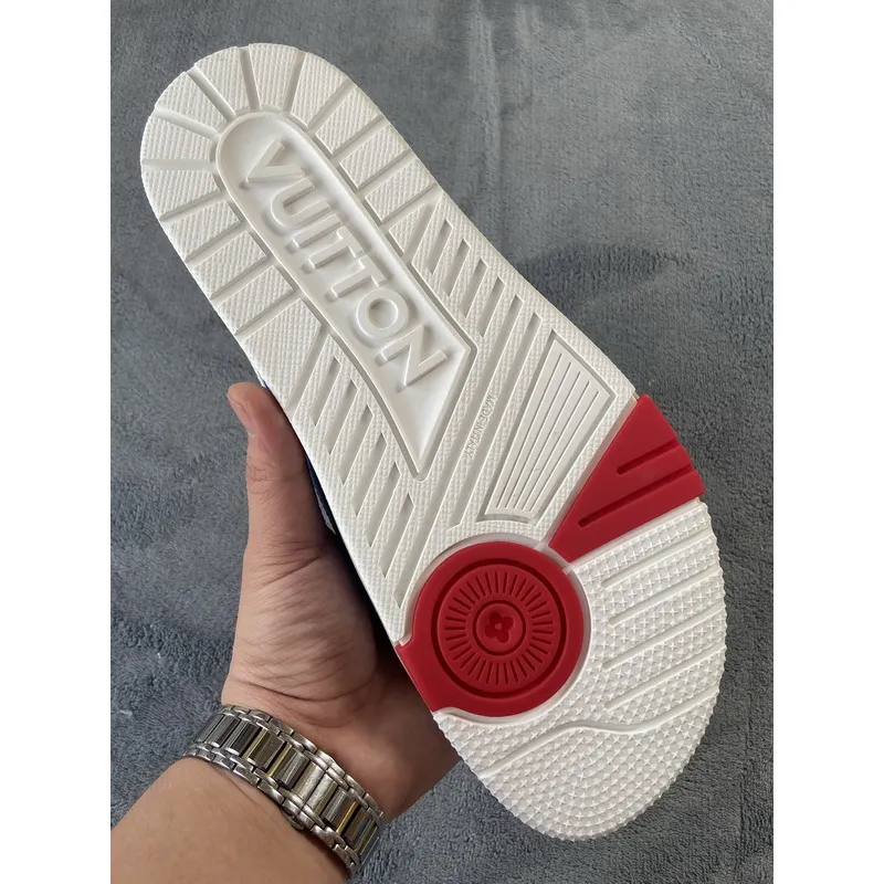 Pkstockx LOUIS VUITTON Trainer White Blue