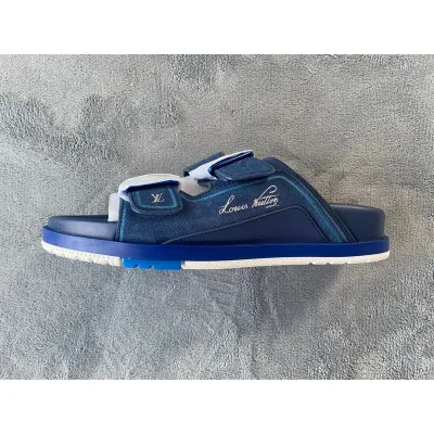 Pkstockx LOUIS VUITTON Trainer Dark Blue 01