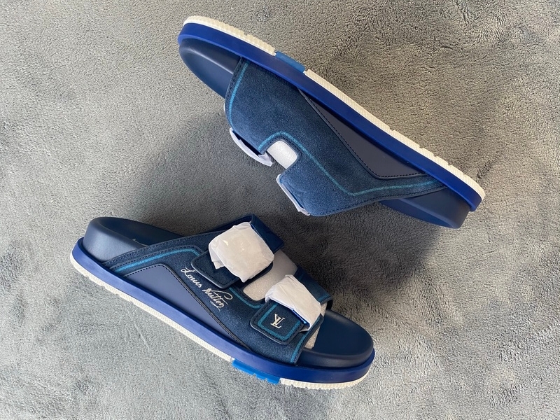 Pkstockx LOUIS VUITTON Trainer Dark Blue