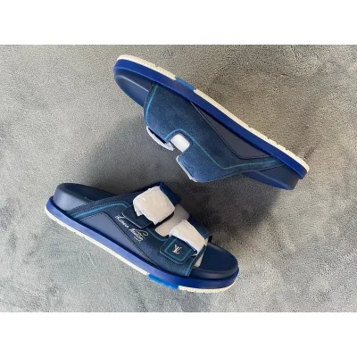 Pkstockx LOUIS VUITTON Trainer Dark Blue 02