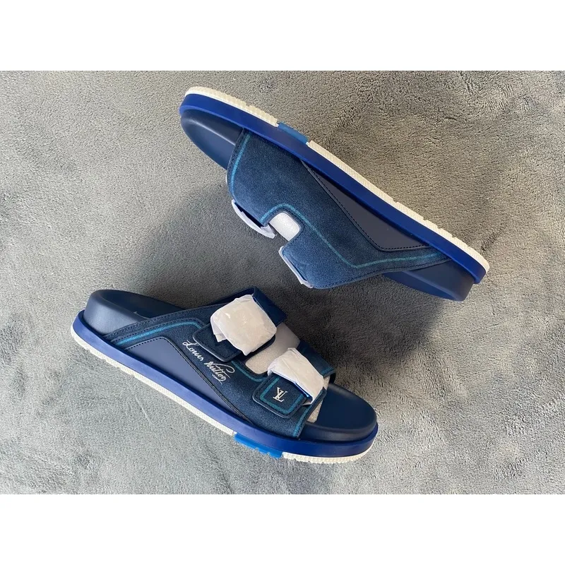 Pkstockx LOUIS VUITTON Trainer Dark Blue