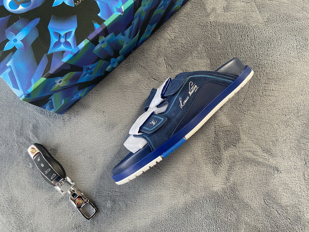 Pkstockx LOUIS VUITTON Trainer Dark Blue