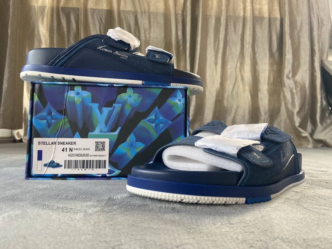 Pkstockx LOUIS VUITTON Trainer Dark Blue