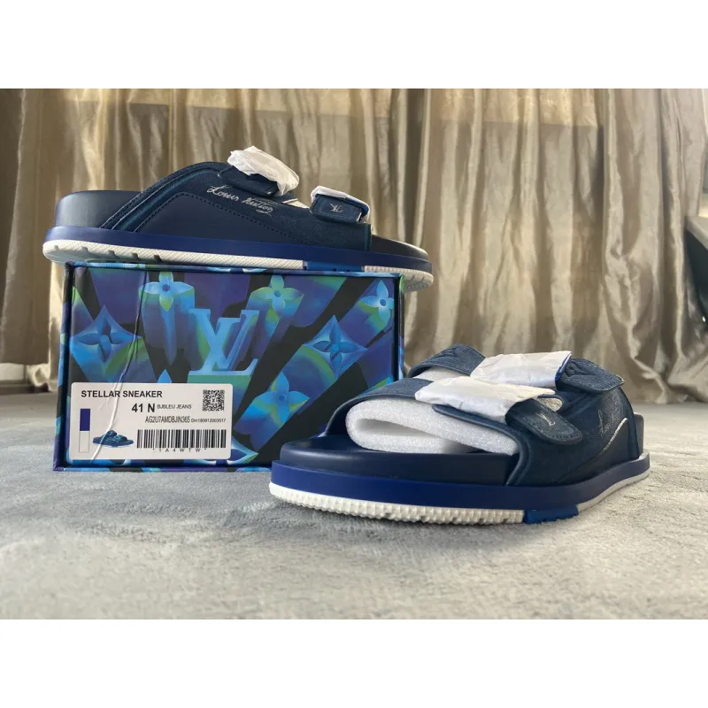 Pkstockx LOUIS VUITTON Trainer Dark Blue