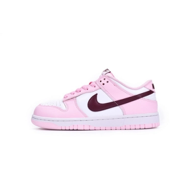 LJR Batch Nike Dunk Low Pink Red White (GS) CW1590-601 01