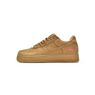 PK God Batch Supreme x Nike Air Force 1 Low Flax DN1555-200 01