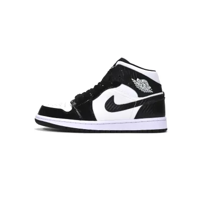 PKstockx Batch Air Jordan 1 Mid SE ASW Black and White DD1649-001  01