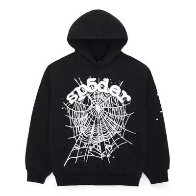 Spider Worldwide BLACK OG WEB HOODIE 01