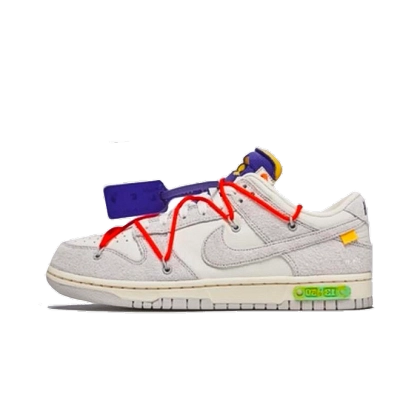 PK God Batch OFF WHITE x Nike Dunk SB Low The 50 NO.13 DJ0950-110  01