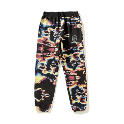 BAPE Honeycomb Transform Camo Dandy Upstart Casual Pants 01