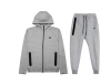 Nike Sportswear Tech Fleece Full-Zip Hoodie & Joggers Set Dark Heather Grey/Black