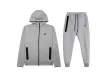 Nike Sportswear Tech Fleece Full-Zip Hoodie & Joggers Set Dark Heather Grey/Black