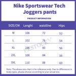 Nike Sportswear Tech Fleece Full Zip Hoodie & Joggers Set Black/Dark Grey Heather/White