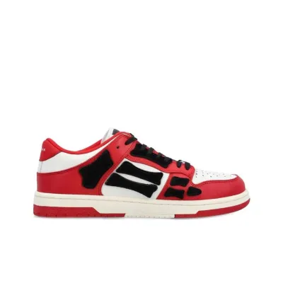 PK God Batch AMIRI Skel Top Low White Red White AW22MFS003-610 02