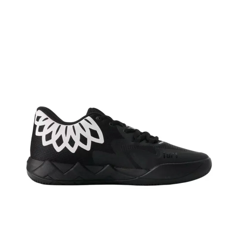 Puma LaMelo Ball MBO1 Lo Black White 376941-12