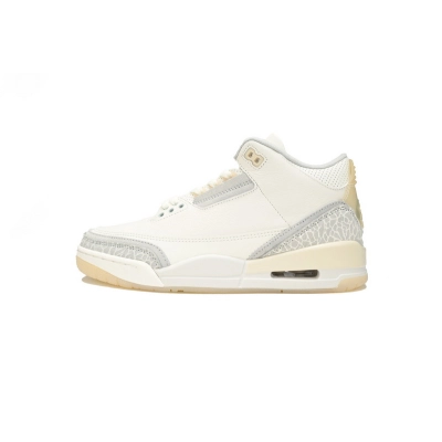 PK God Batch Air Jordan 3 Craft "Ivory" FJ9479-100 01