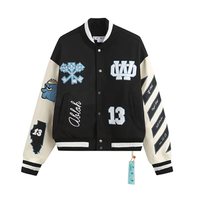 OFF WHITE Heavy embroidery_hot drilling and beading, heavy craftsmanship, quilted style 01