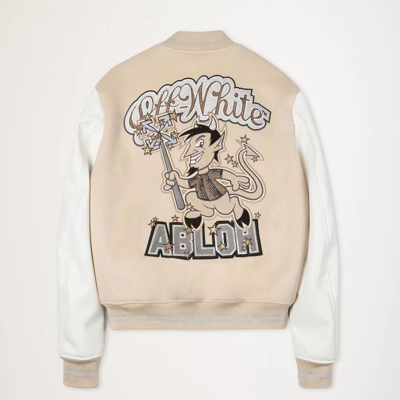 OFF WHITE S009 Milan joint model heavy embroidery