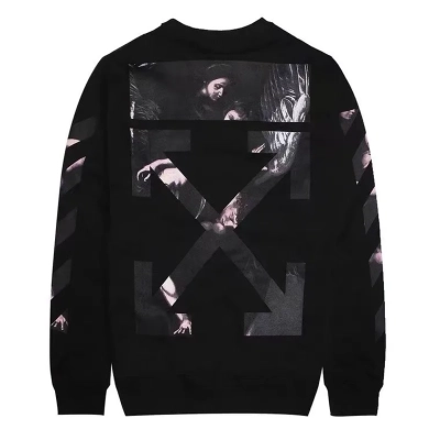 OFF WHITE Angel religious crew neck sweatshirt 01