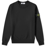 STONE ISLAN* GARMENT DYED CREW NECK SWEAT Black