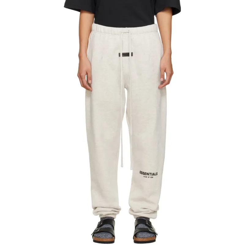 fear of god essentials off-white drawstring lounge pants