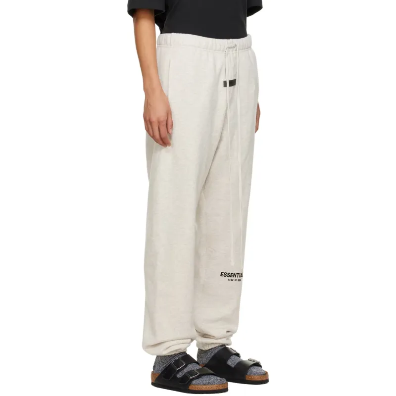 fear of god essentials off-white drawstring lounge pants