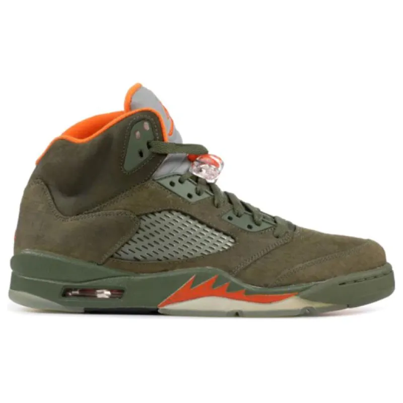 pk god batch air jordan 5 retro ls 'olive' 314259-381