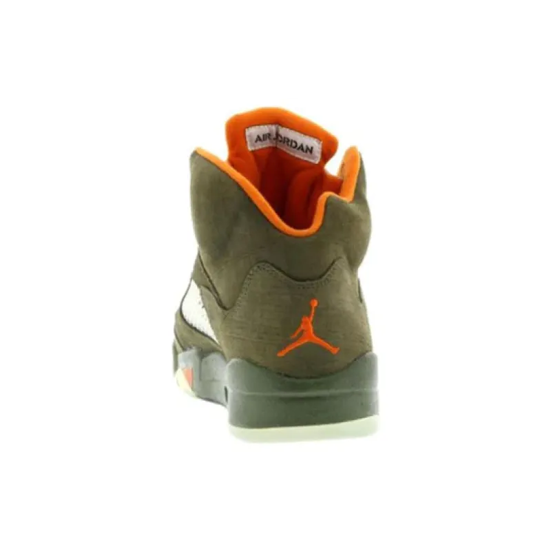 pk god batch air jordan 5 retro ls 'olive' 314259-381