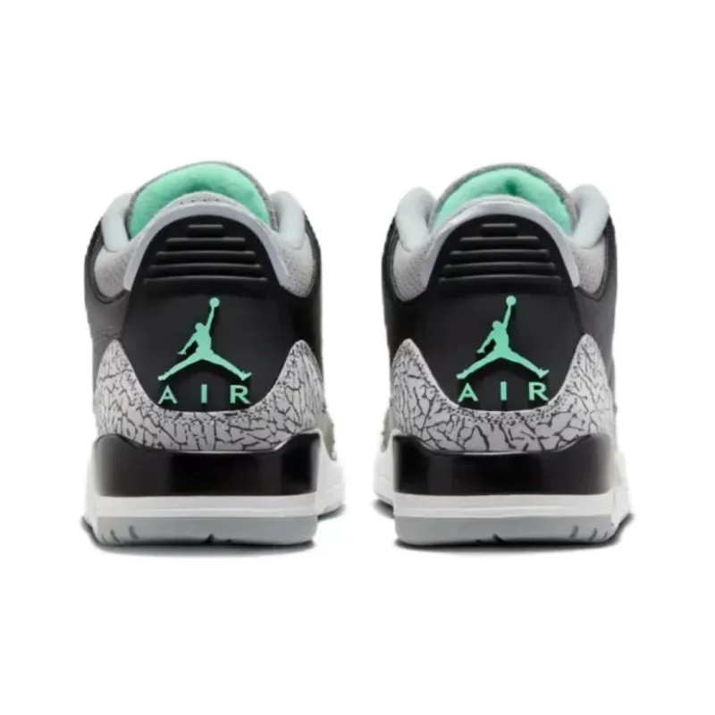 pk god batch air jordan 3 retro green glow ct8523-031