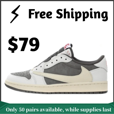 【$79 Free Shipping】High Quality Batch Air Jordan 1 Retro Low OG SP Travis Scott Reverse Mocha DM7866-162  01