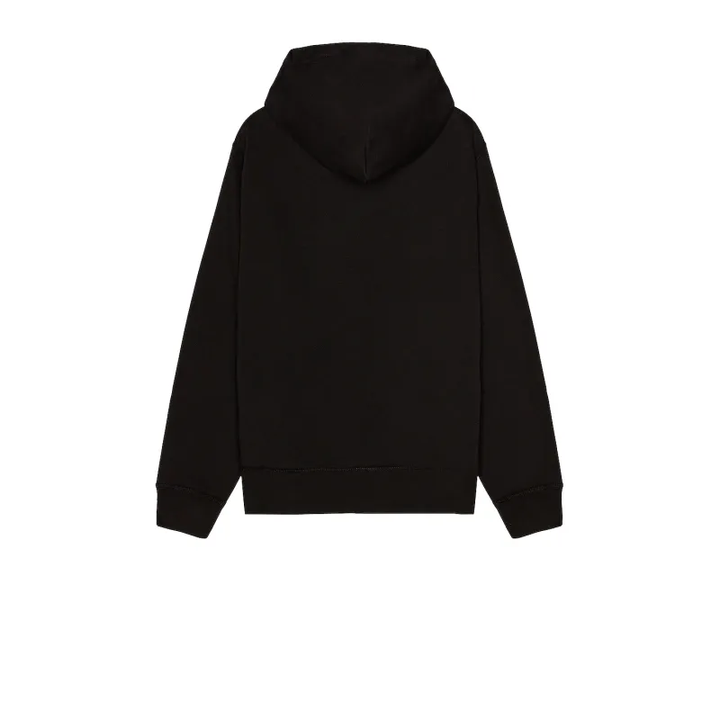 Polo Ralph Lauren Men's Double Knit Full-Zip Hoodie Sweatshirt Black and White