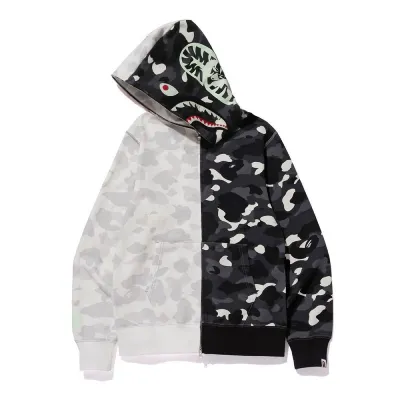 Half Shark Camo BAPE Hoodie 01