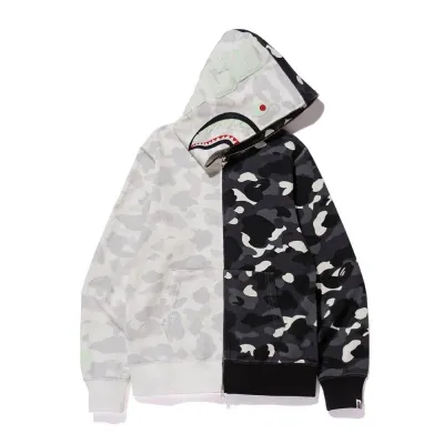 Half Shark Camo BAPE Hoodie 02
