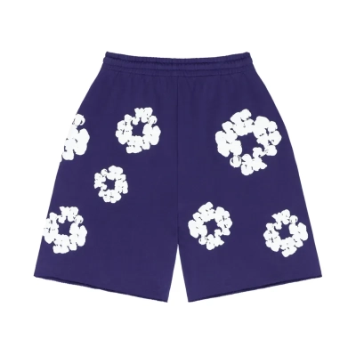 Denim Tears The Cotton Wreath Shorts Purple 01