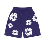 Denim Tears The Cotton Wreath Shorts Purple