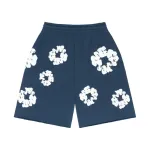 Denim Tears The Cotton Wreath Shorts Navy