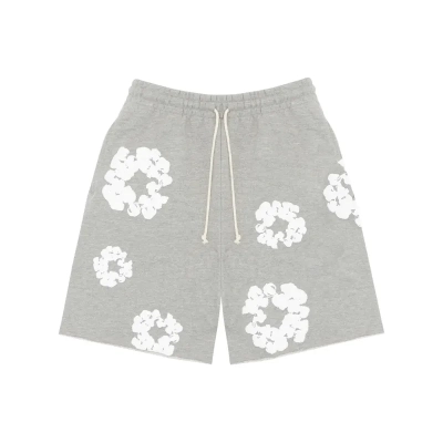 Denim Tears The Cotton Wreath Shorts Grey 01