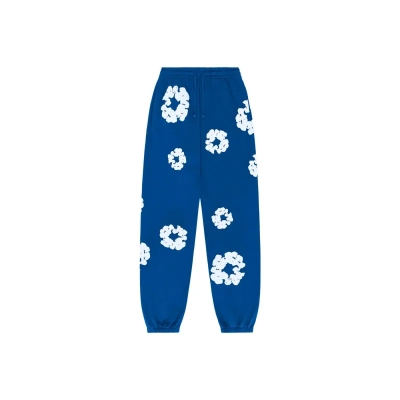 Denim Tears The Cotton Wreath Sweatpants Royal Blue 01