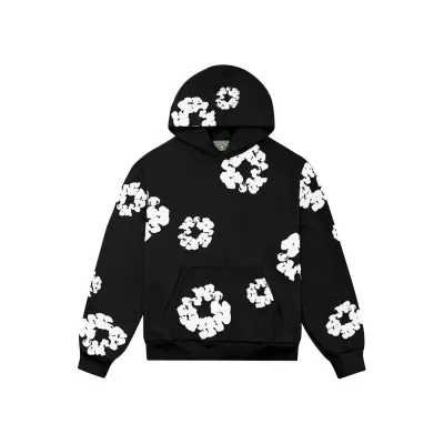 Denim Tears The Cotton Wreath Sweatshirt Black SS23 01