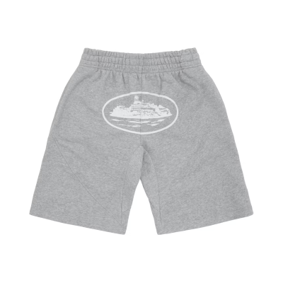 Corteiz OG Alcatraz Shorts Heather Grey 01