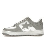 PK God Batch A Bathing Ape Bape Sta Patent Leather White Grey (2023) 
