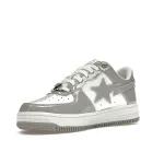 PK God Batch A Bathing Ape Bape Sta Patent Leather White Grey (2023) 